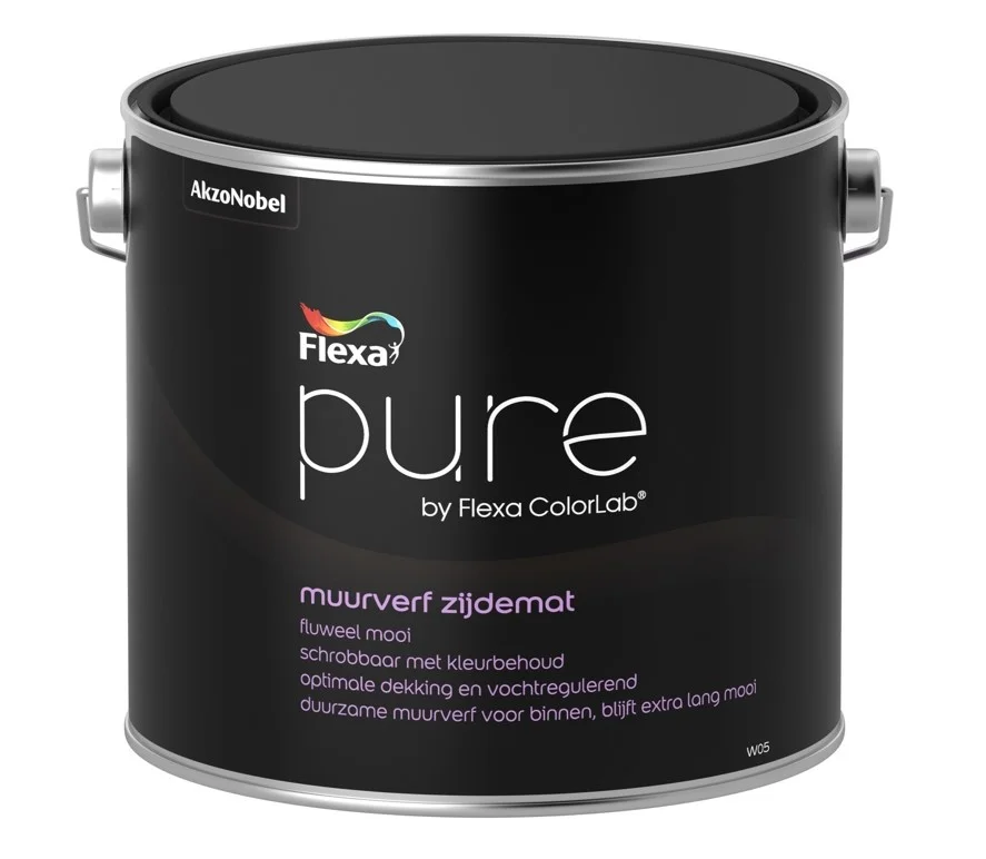 Pure Muurverf Zijdemat | 2,5 LTR | Wit