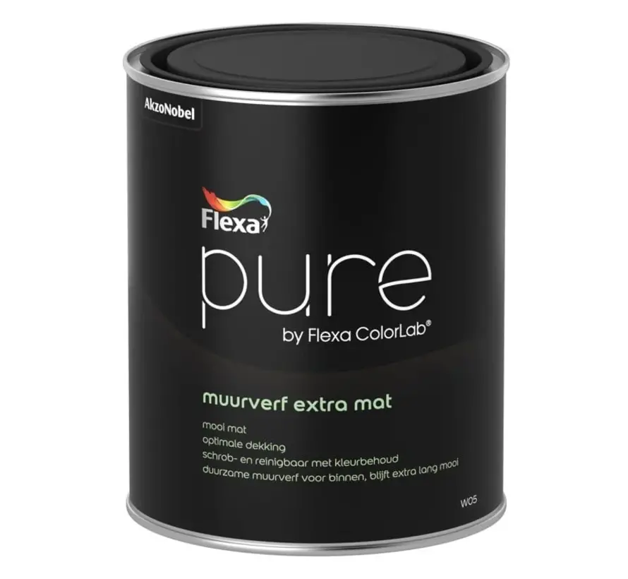 Flexa Pure Muurverf Extra Mat - 1 LTR 