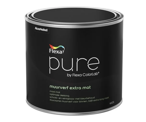Flexa Pure Muurverf Extra Mat - Mengkleur - 500 ml