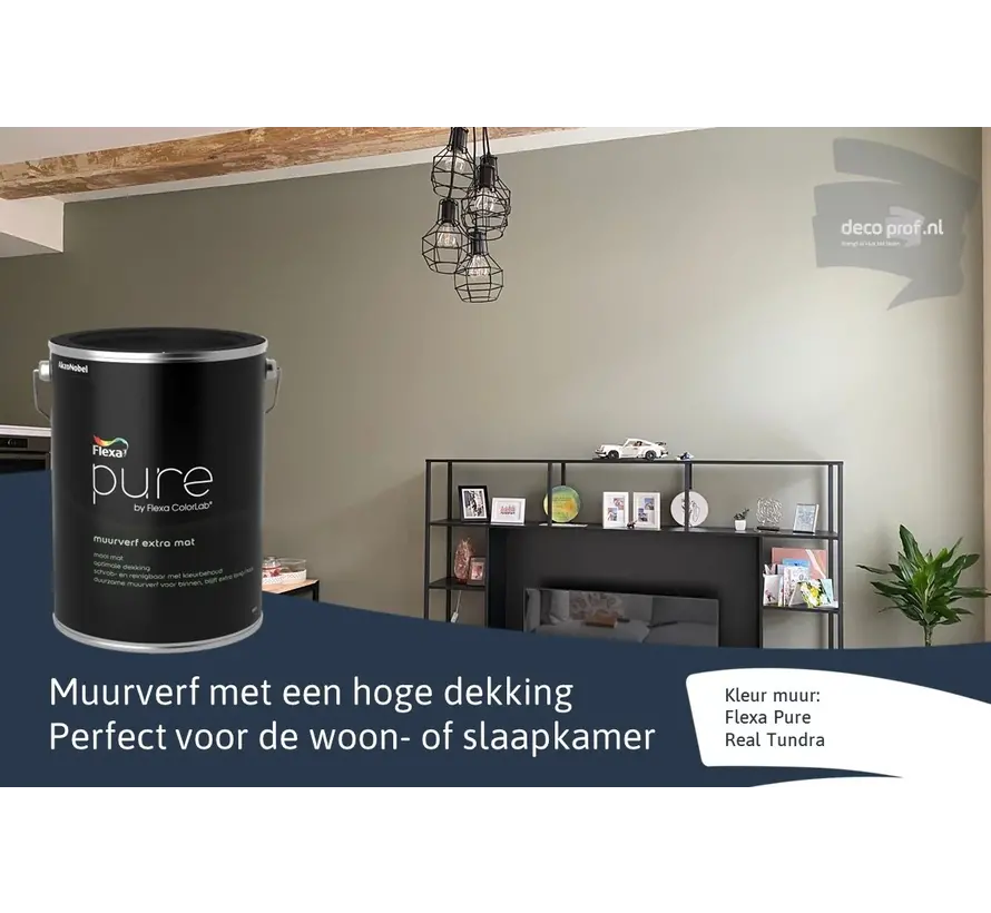 Flexa Pure Muurverf Extra Mat - 1 LTR 