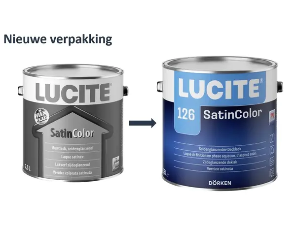Lucite 126 SatinColor | Zijdeglans Lakverf Binnen & Buiten