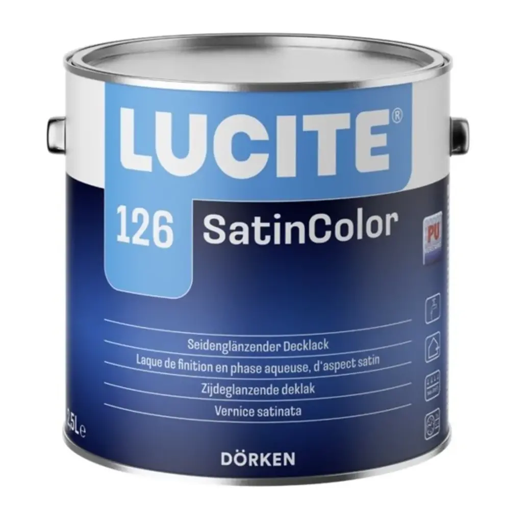 Lucite 126 SatinColor | Zijdeglans Lakverf Binnen & Buiten