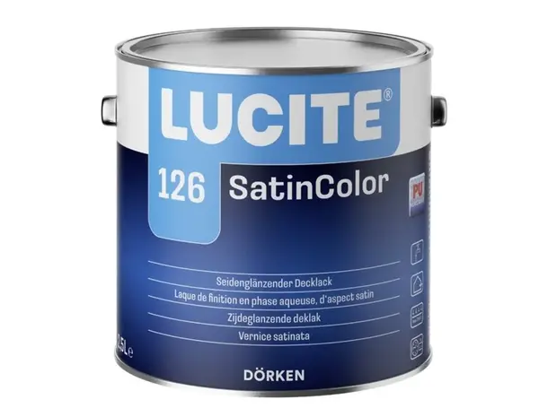 Lucite 126 SatinColor | Zijdeglans Lakverf Binnen & Buiten