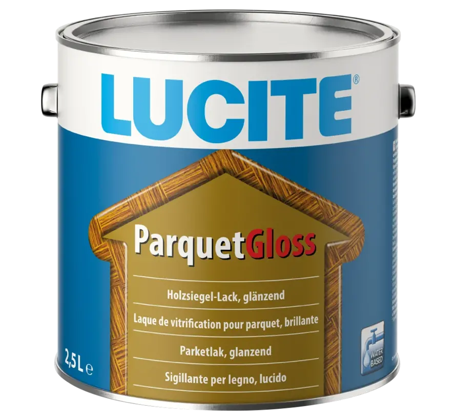 Lucite Parquet Gloss | Hoogglans Blanke Vloerlak - 750 ML 