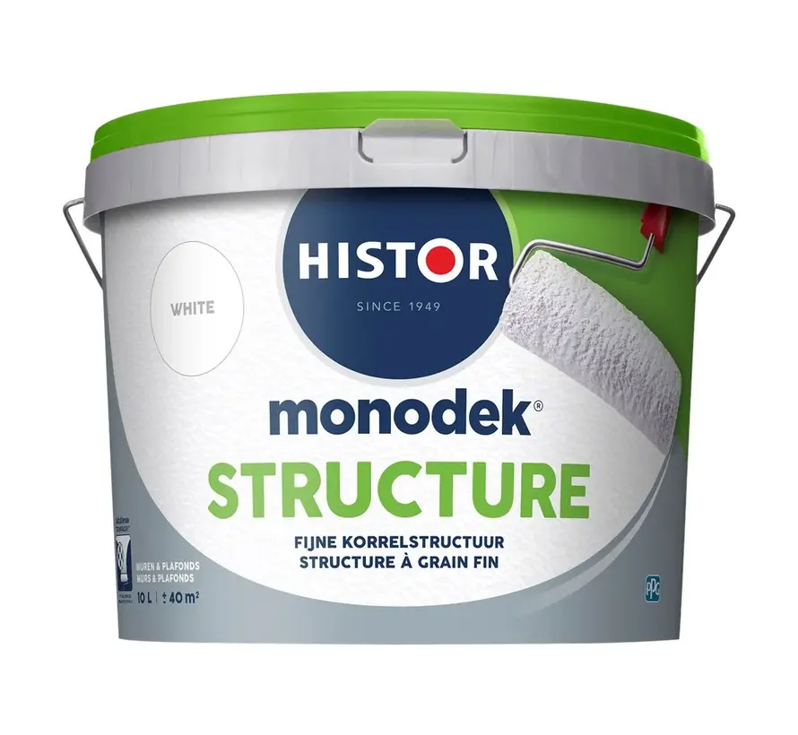 Histor Monodek Structuur Muurverf - 2,5 LTR 