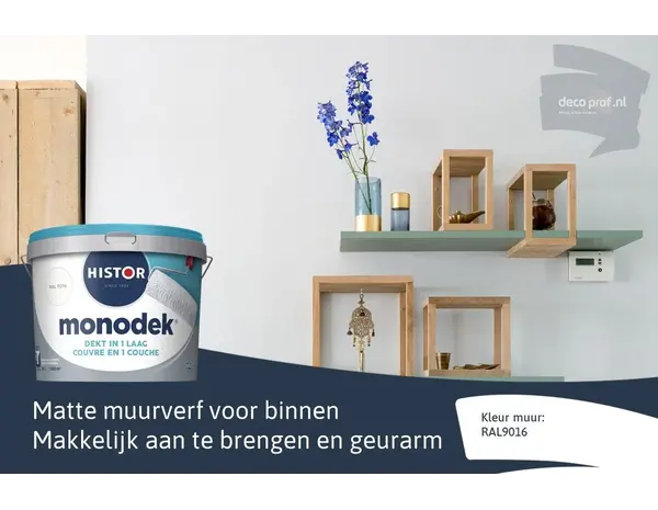 Histor Monodek Muurverf RAL9016 Histor Monodek Muurverf RAL9016