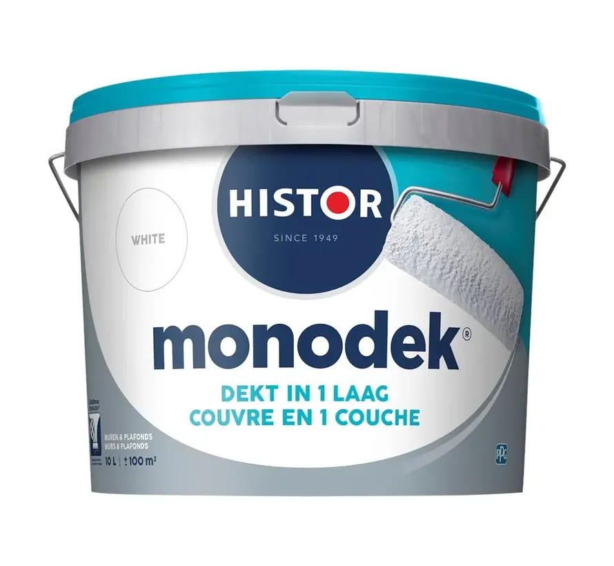 Histor Monodek Muurverf RAL9016 - 10 LTR 