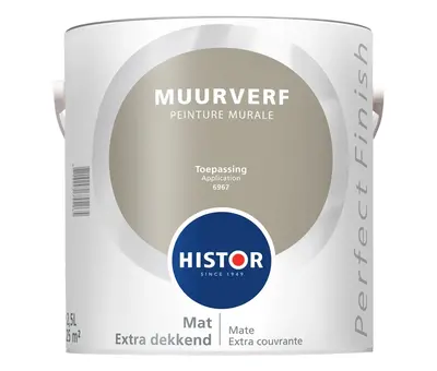 Histor Perfect Finish Muurverf Mat Toepassing 6967