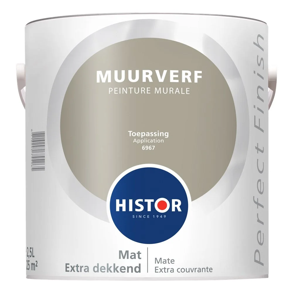 Perfect Finish Muurverf Mat Toepassing 6967 | 2,5 LTR