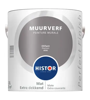 Histor Perfect Finish Muurverf Mat Olifant 6936