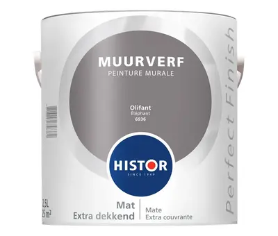 Histor Perfect Finish Muurverf Mat Olifant 6936