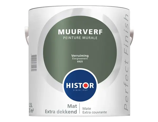 Histor Perfect Finish Muurverf Mat Verruiming 6925 Histor Perfect Finish Muurverf Mat Verruiming 6925