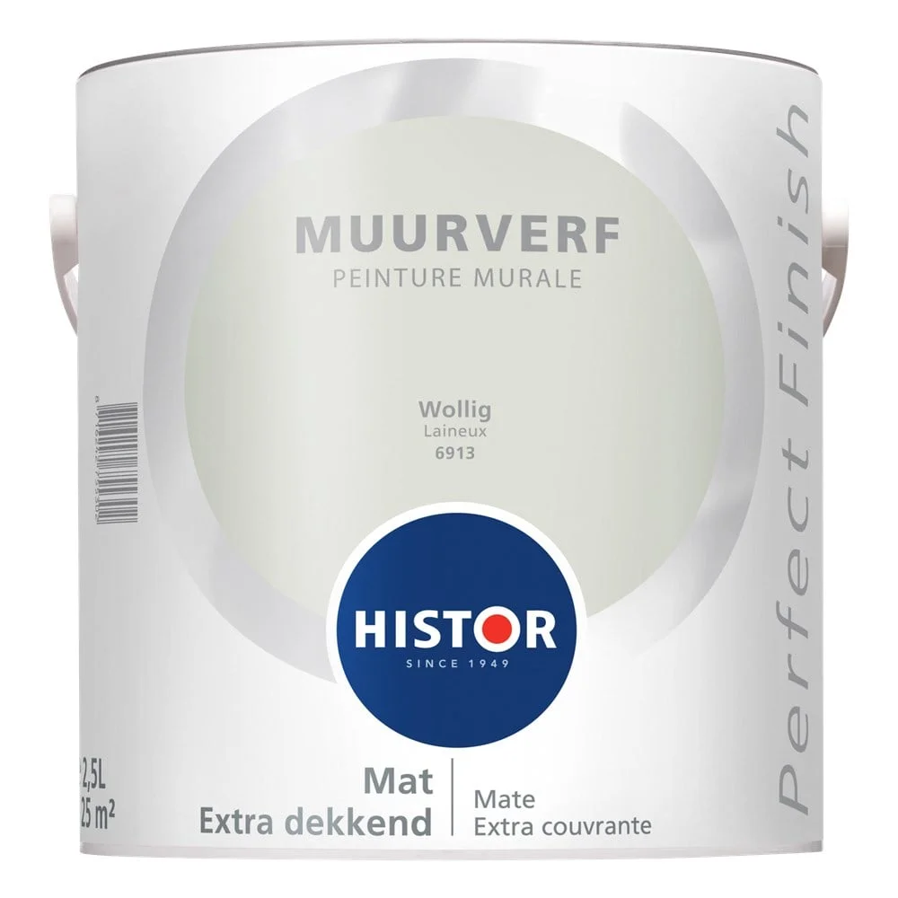Perfect Finish Muurverf Mat Wollig 6913 | 2,5 LTR