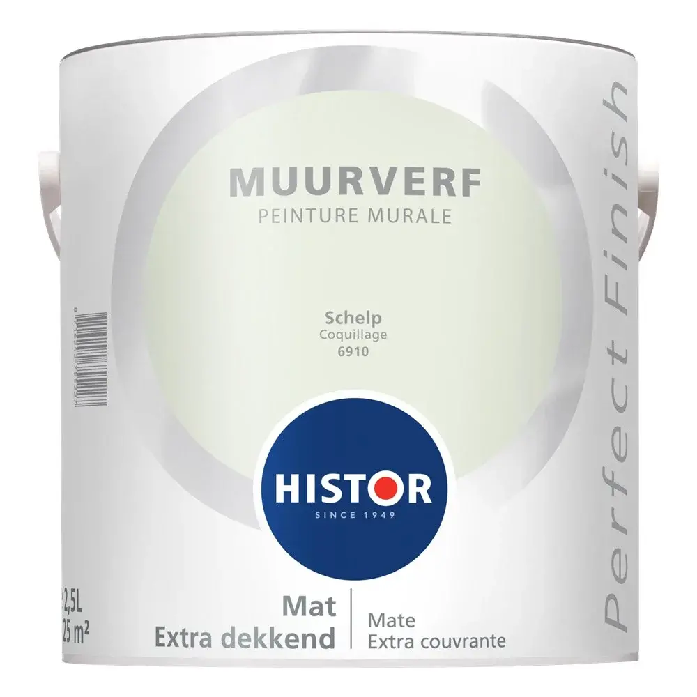 Histor Perfect Finish Muurverf Mat Schelp 6910 Histor Perfect Finish Muurverf Mat Schelp 6910
