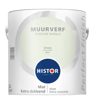 Histor Perfect Finish Muurverf Mat Schelp 6910