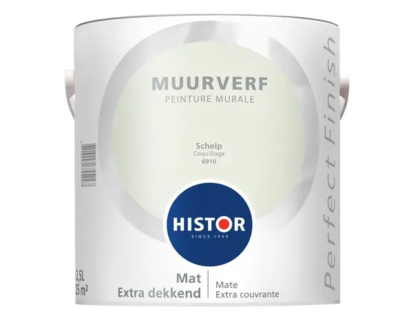 Histor Perfect Finish Muurverf Mat Schelp 6910 Histor Perfect Finish Muurverf Mat Schelp 6910