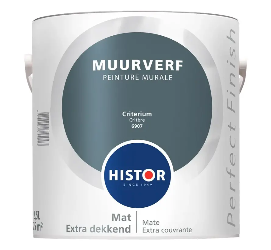 Histor Perfect Finish Muurverf Mat Criterium 6907 - 2,5 LTR