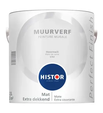 Histor Perfect Finish Muurverf Mat Hoornwit 6763