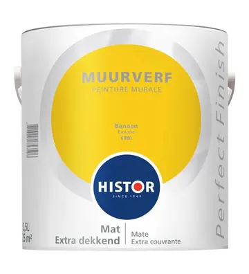 Histor Perfect Finish Muurverf Mat Banaan 6980