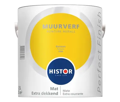 Histor Perfect Finish Muurverf Mat Banaan 6980