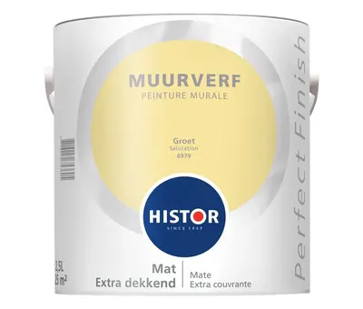 Histor Perfect Finish Muurverf Mat Groet 6979