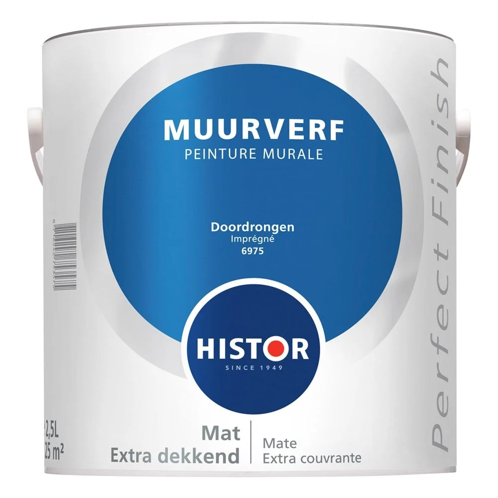 Perfect Finish Muurverf Mat Doordrongen 6975 | 2,5 LTR