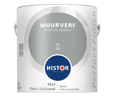 Histor Perfect Finish Muurverf Mat Tin 6928