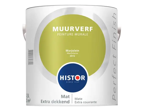 Histor Perfect Finish Muurverf Mat Marjolein 6915 Histor Perfect Finish Muurverf Mat Marjolein 6915