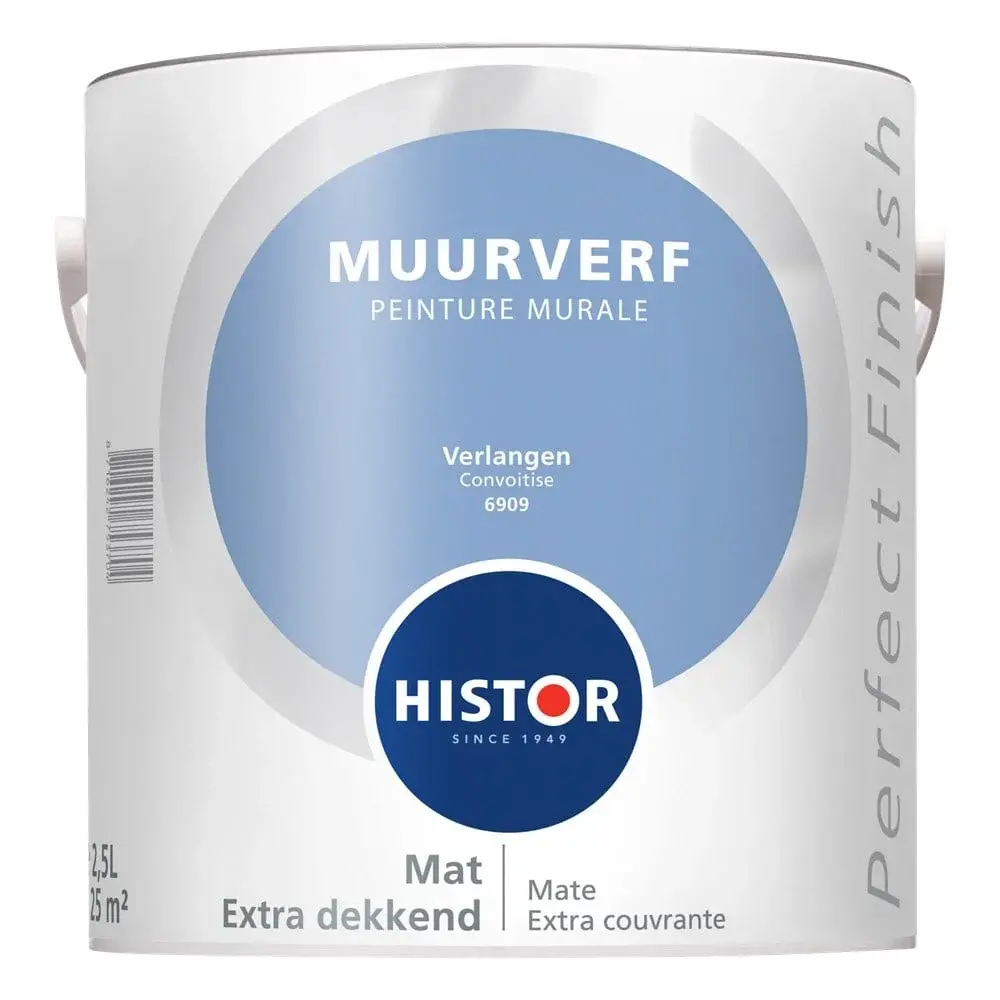 Histor Perfect Finish Muurverf Mat Verlangen 6909 Histor Perfect Finish Muurverf Mat Verlangen 6909