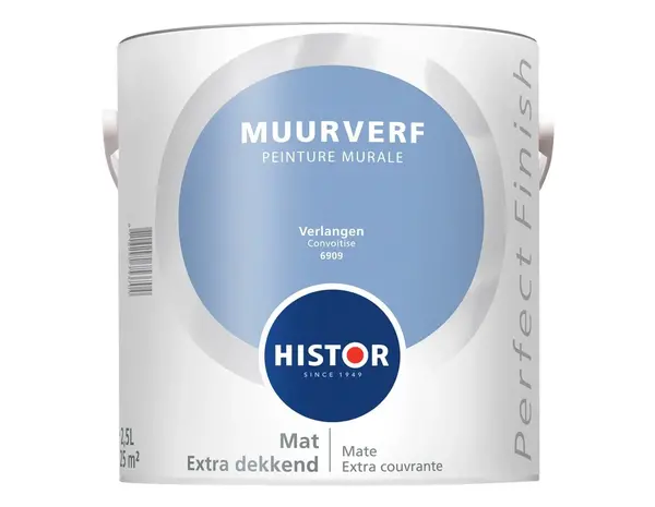 Histor Perfect Finish Muurverf Mat Verlangen 6909 Histor Perfect Finish Muurverf Mat Verlangen 6909