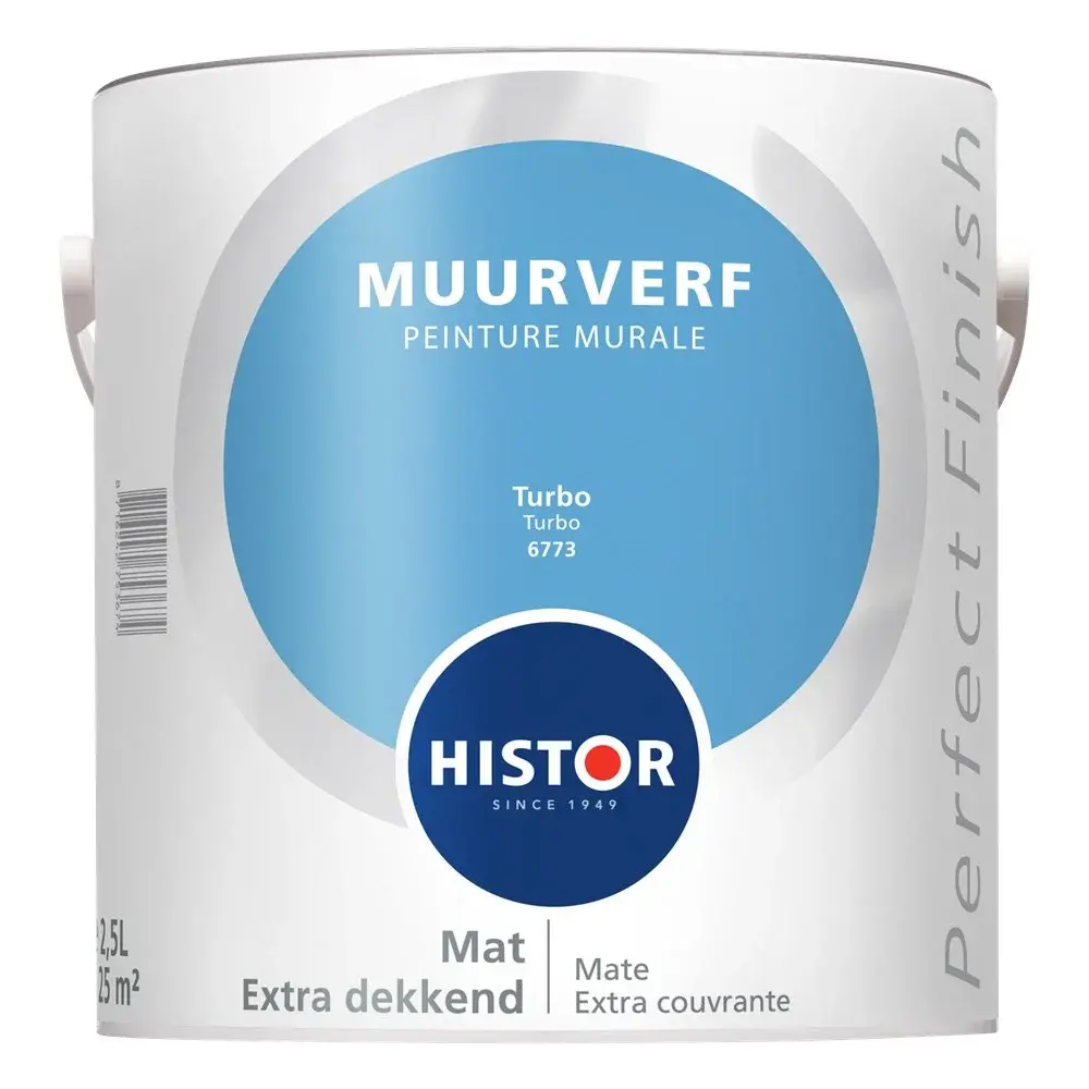 Histor Perfect Finish Muurverf Mat Turbo 6773