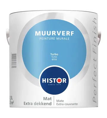 Histor Perfect Finish Muurverf Mat Turbo 6773