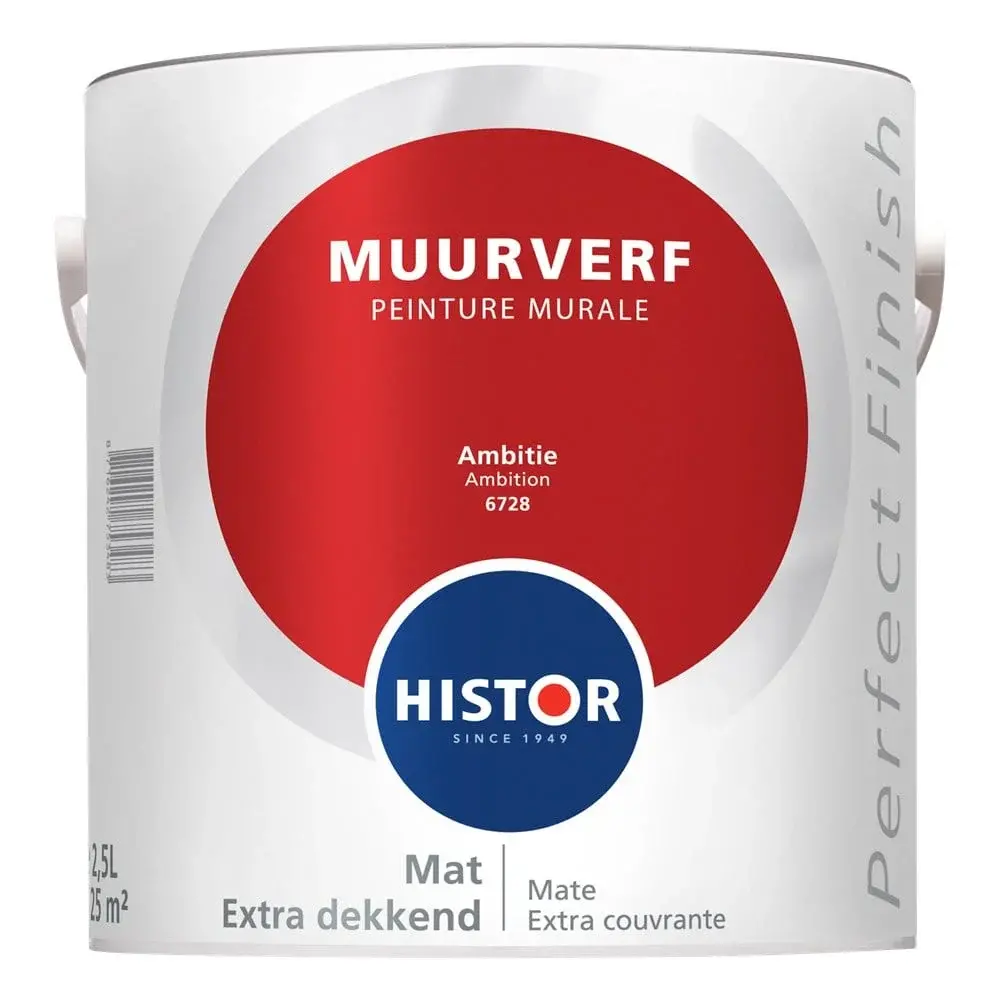 Histor Perfect Finish Muurverf Mat Ambitie 6728 Histor Perfect Finish Muurverf Mat Ambitie 6728