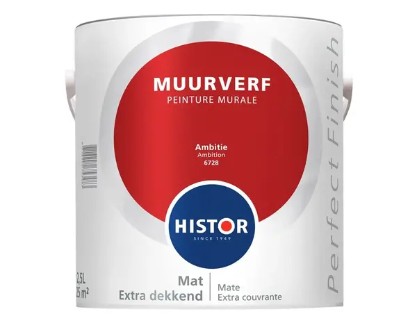 Histor Perfect Finish Muurverf Mat Ambitie 6728 Histor Perfect Finish Muurverf Mat Ambitie 6728