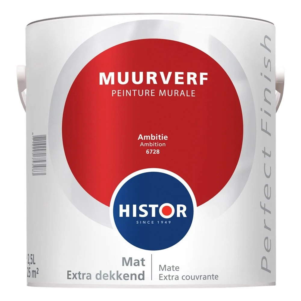 Perfect Finish Muurverf Mat Ambitie 6728 | 2,5 LTR