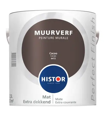 Histor Perfect Finish Muurverf Mat Cacao 6472