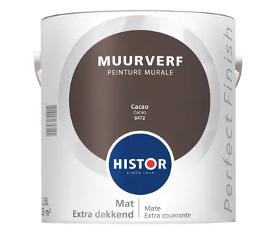 Histor Perfect Finish Muurverf Mat Cacao 6472