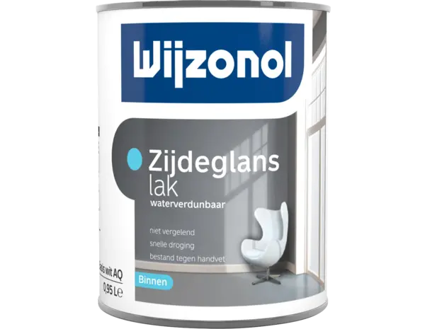 Wijzonol Zijdeglanslak Waterverdunbaar  | Lakverf Binnen Wijzonol Zijdeglanslak Waterverdunbaar  | Lakverf Binnen