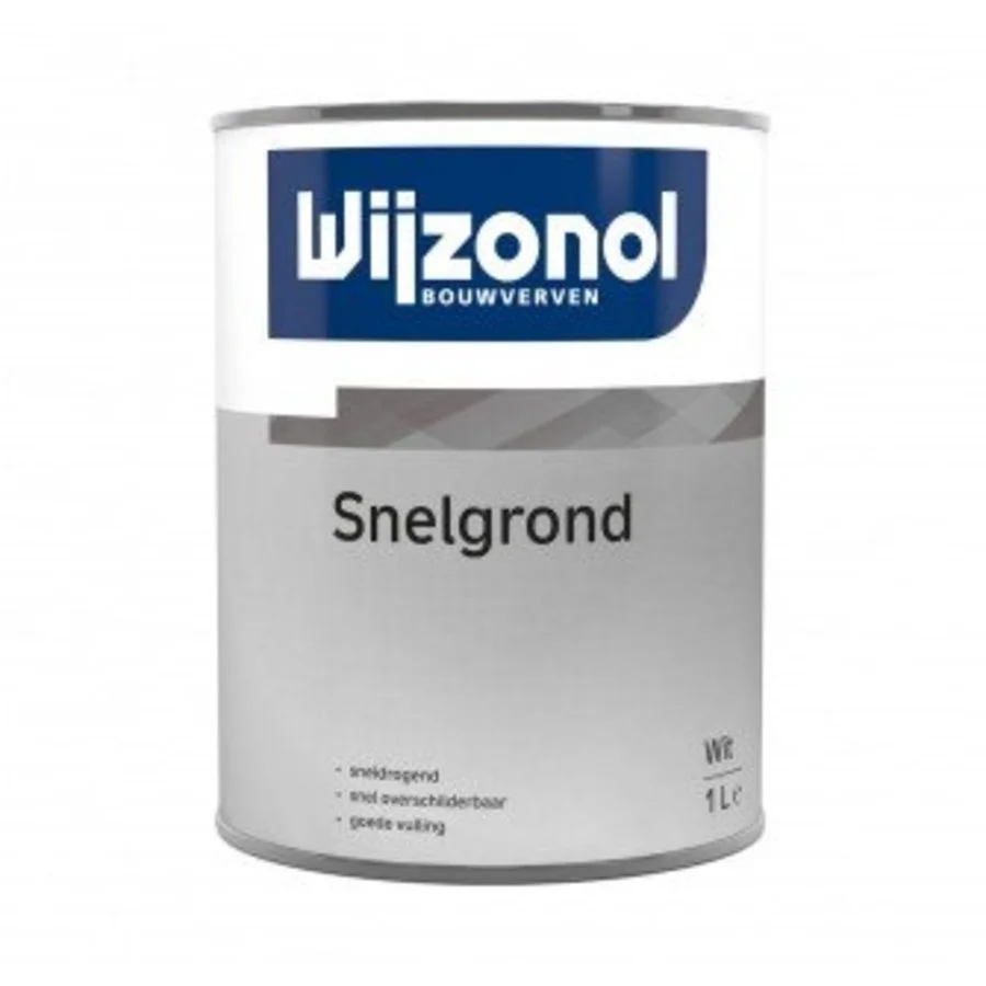 Snelgrond | Grondverf Buiten | 1 LTR | Kleur