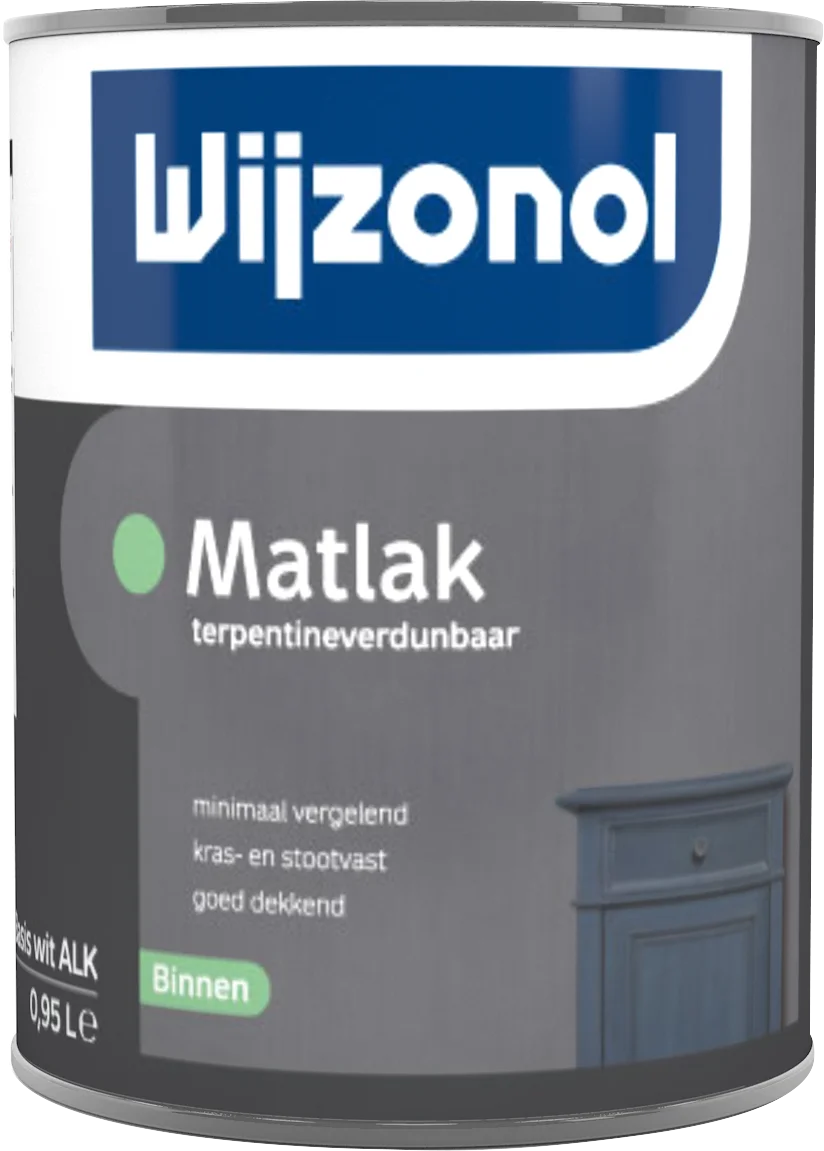 Wijzonol Matlak Terpentine verdunbaar - Mengkleur - 500 ml