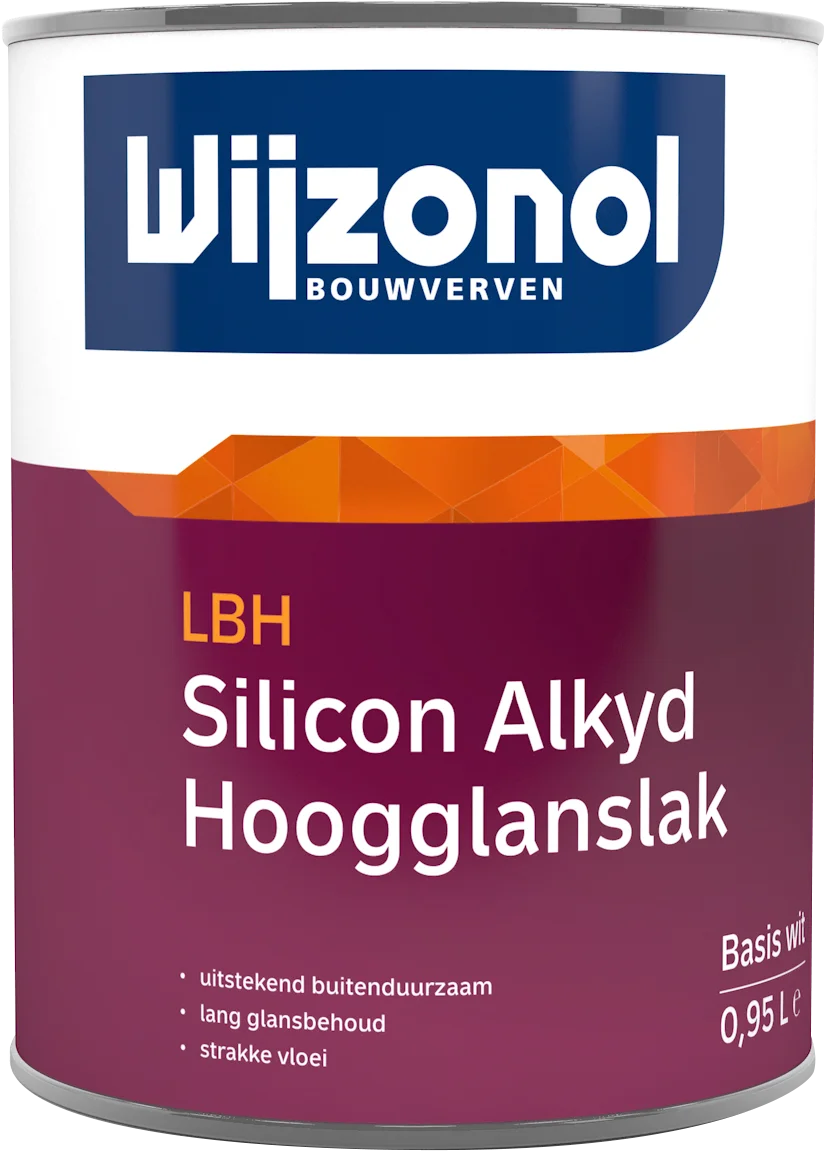 Wijzonol LBH Silicon Alkyd Hoogglanslak - Op Kleur Gemengd - 0,5L