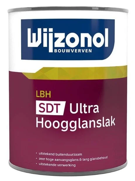 LBH SDT Ultra Hoogglanslak | Hoogglans Buitenlak | 500 ML | Wit