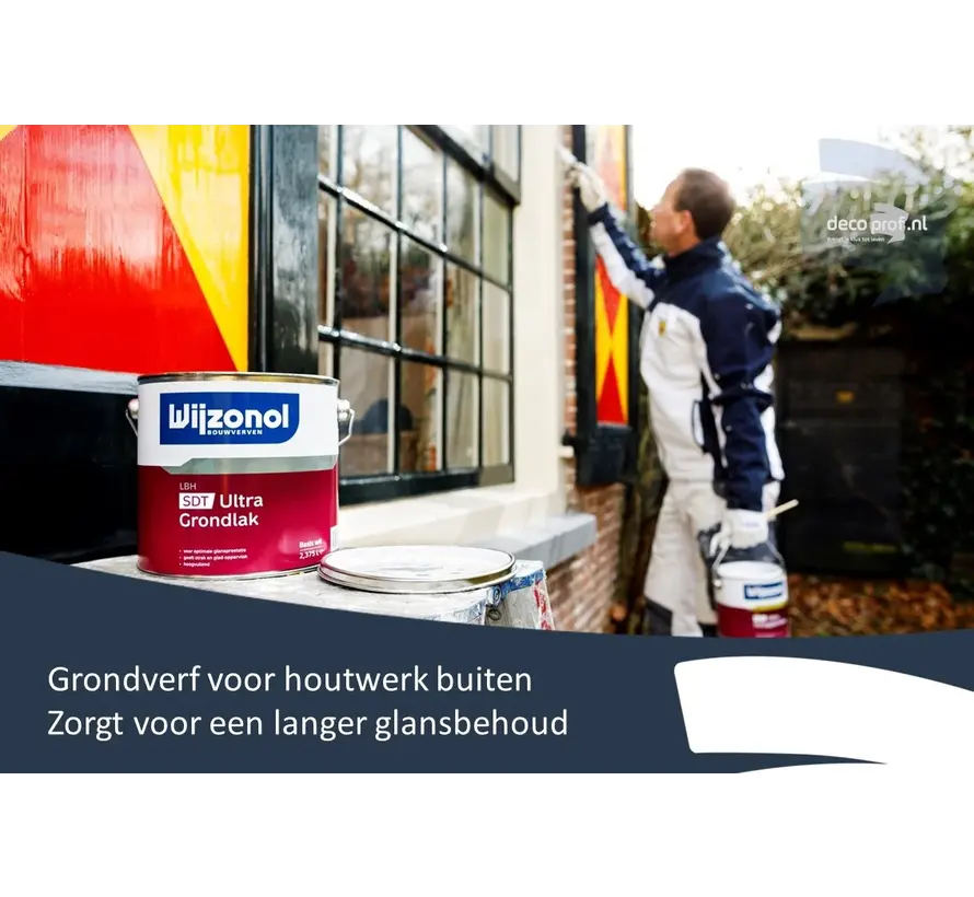 Wijzonol LBH SDT Ultra Grondlak | Grond- en Voorlak Buiten - 1 LTR 