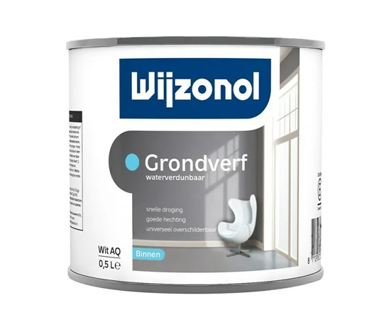 Grondverf Waterverdunbaar | Grondverf Binnen | 500 ML | Kleur
