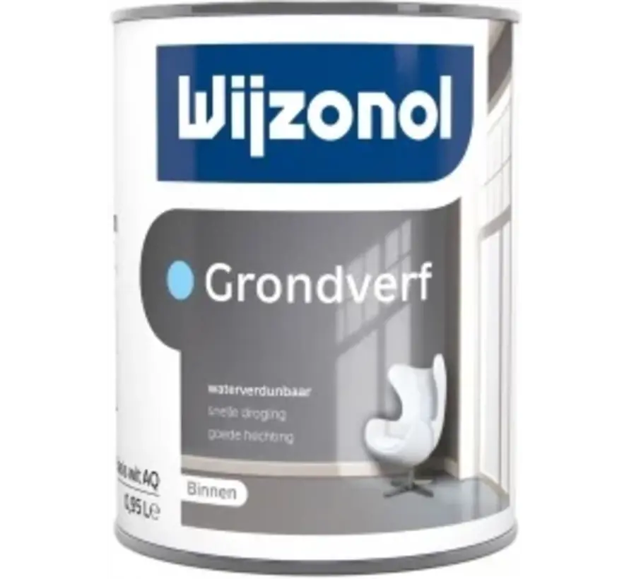 Wijzonol Grondverf Waterverdunbaar | Grondverf Binnen - 500 ML 