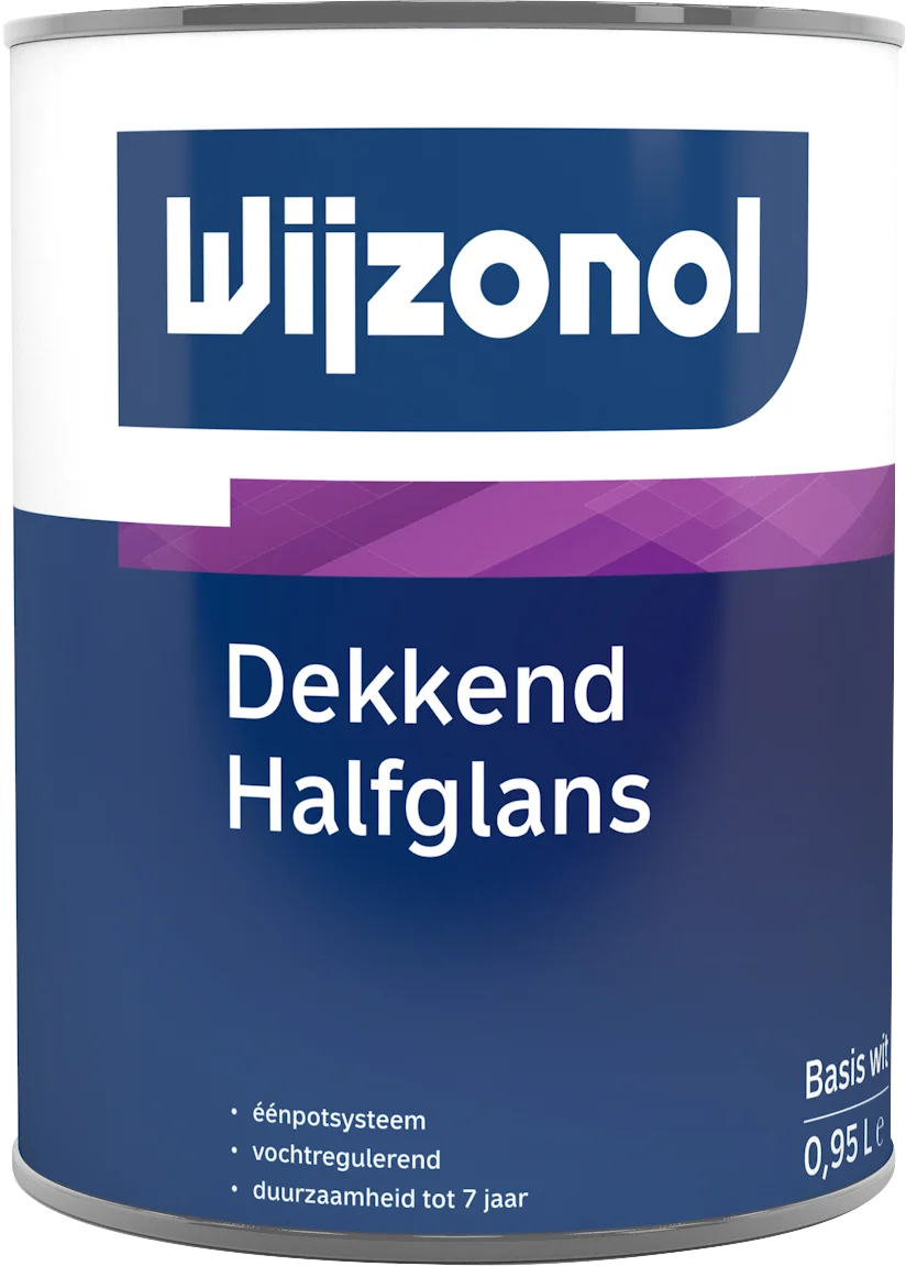 Wijzonol Dekkend Halfglans - Op Kleur Gemengd - 0.5L