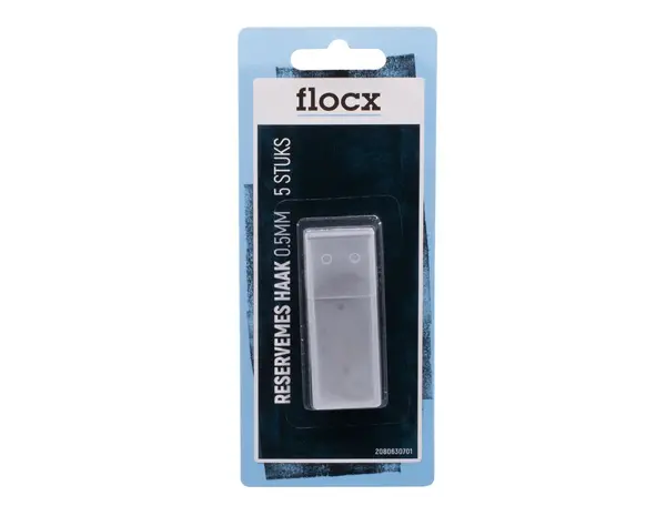 Flocx Reservemes Haak vorm - 5 stuks Flocx Reservemes Haak vorm - 5 stuks