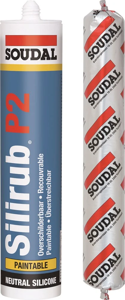 Silirub P2 Beglazingskit Wit | 310 ML