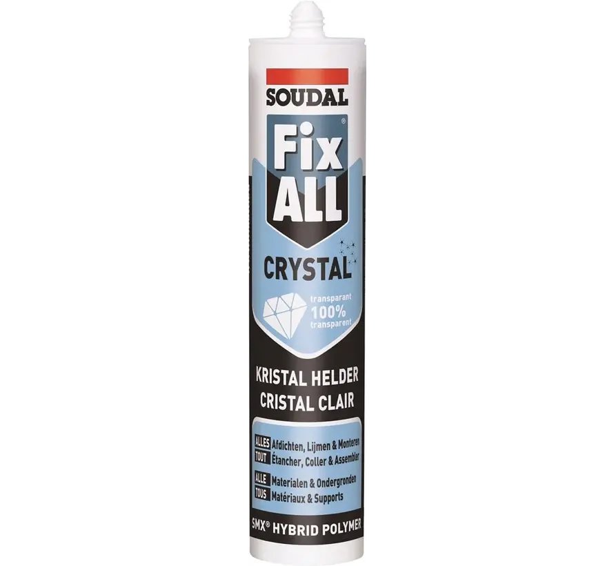 Soudal Fix-All Crystal Lijmkit - 290 ML