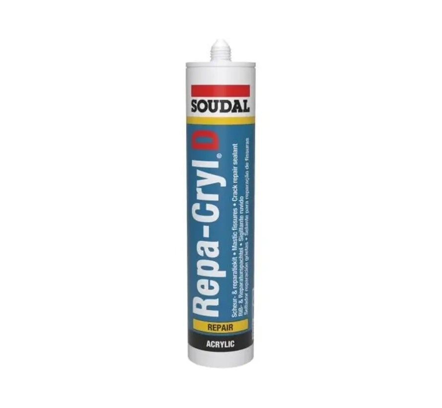 Soudal Repa-Cryl D Acrylaatkit Wit - 310 ML